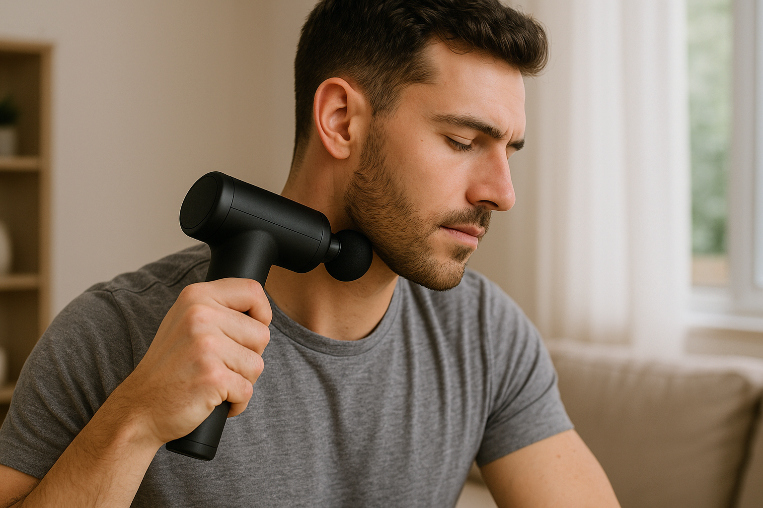 Can a massage gun help with neck pain