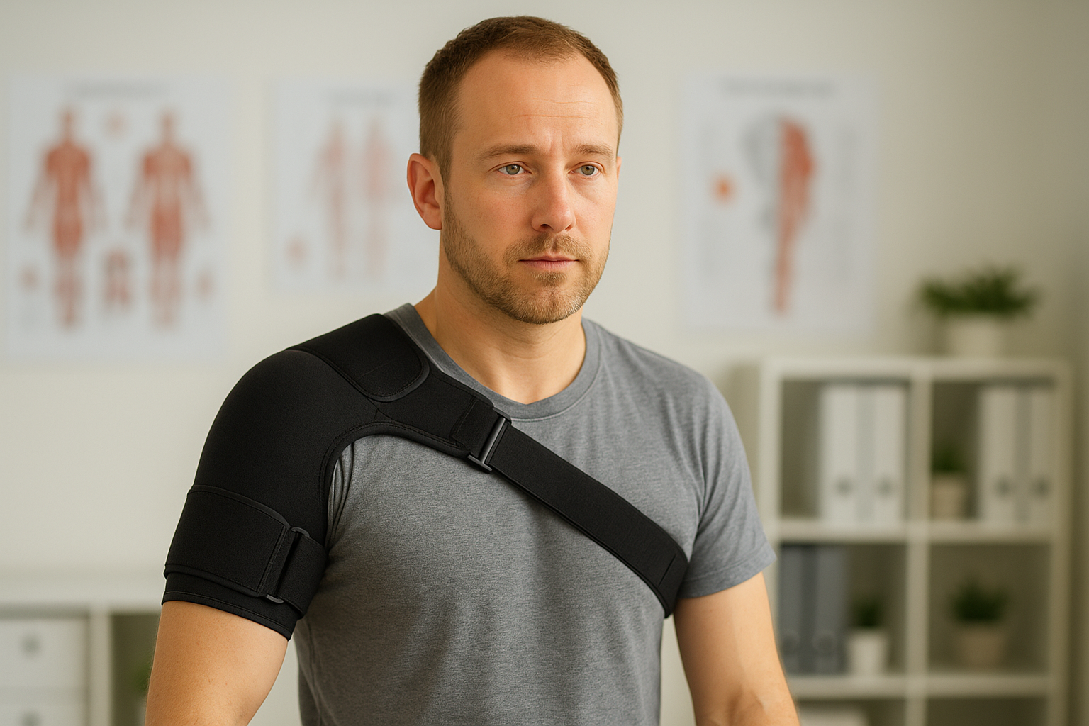 What is a shoulder brace used for