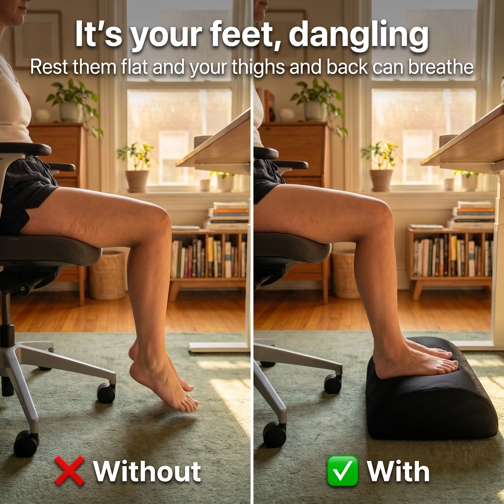 Ergonomic Footrest Cushion | Sameo™