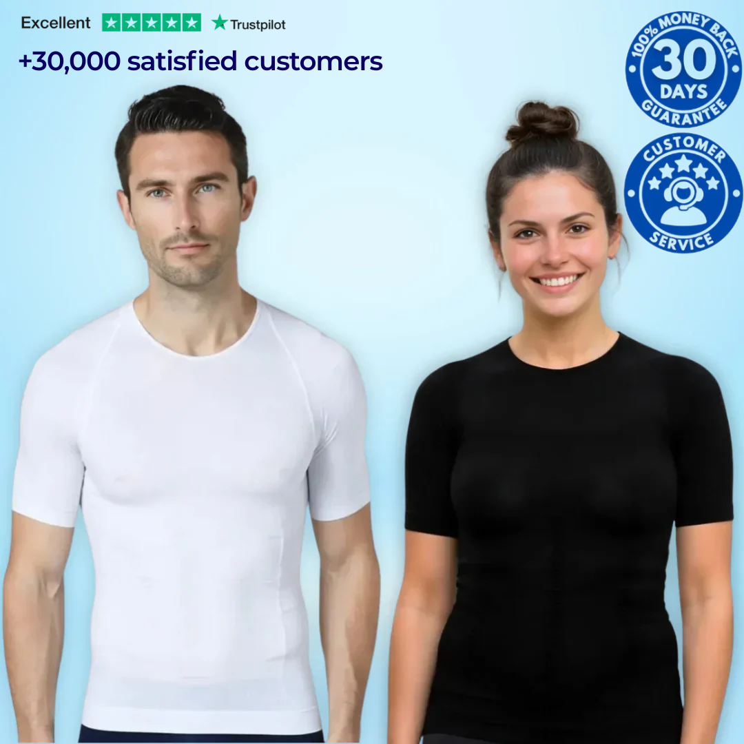 T-Shirt for posture correction and slimming - Mixed | Sameo