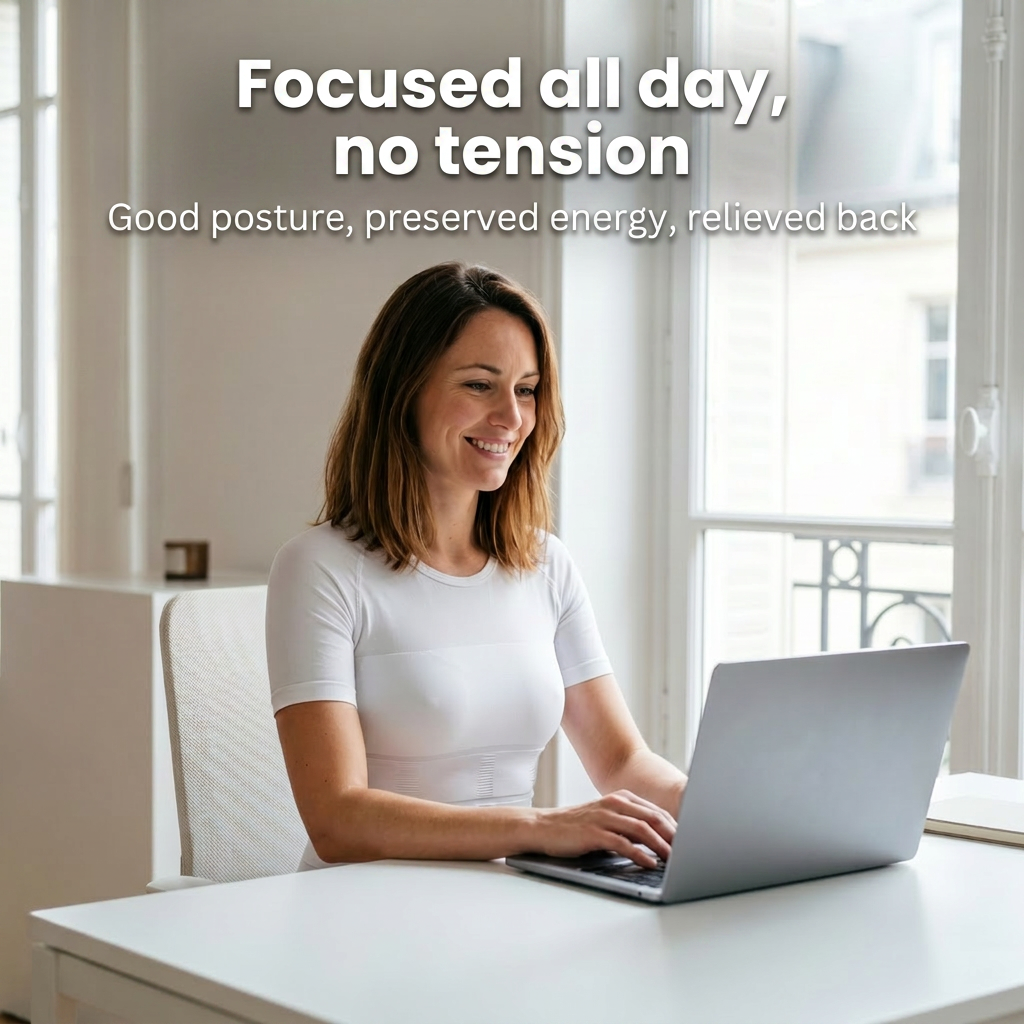 T-Shirt for posture correction and slimming - Mixed | Sameo