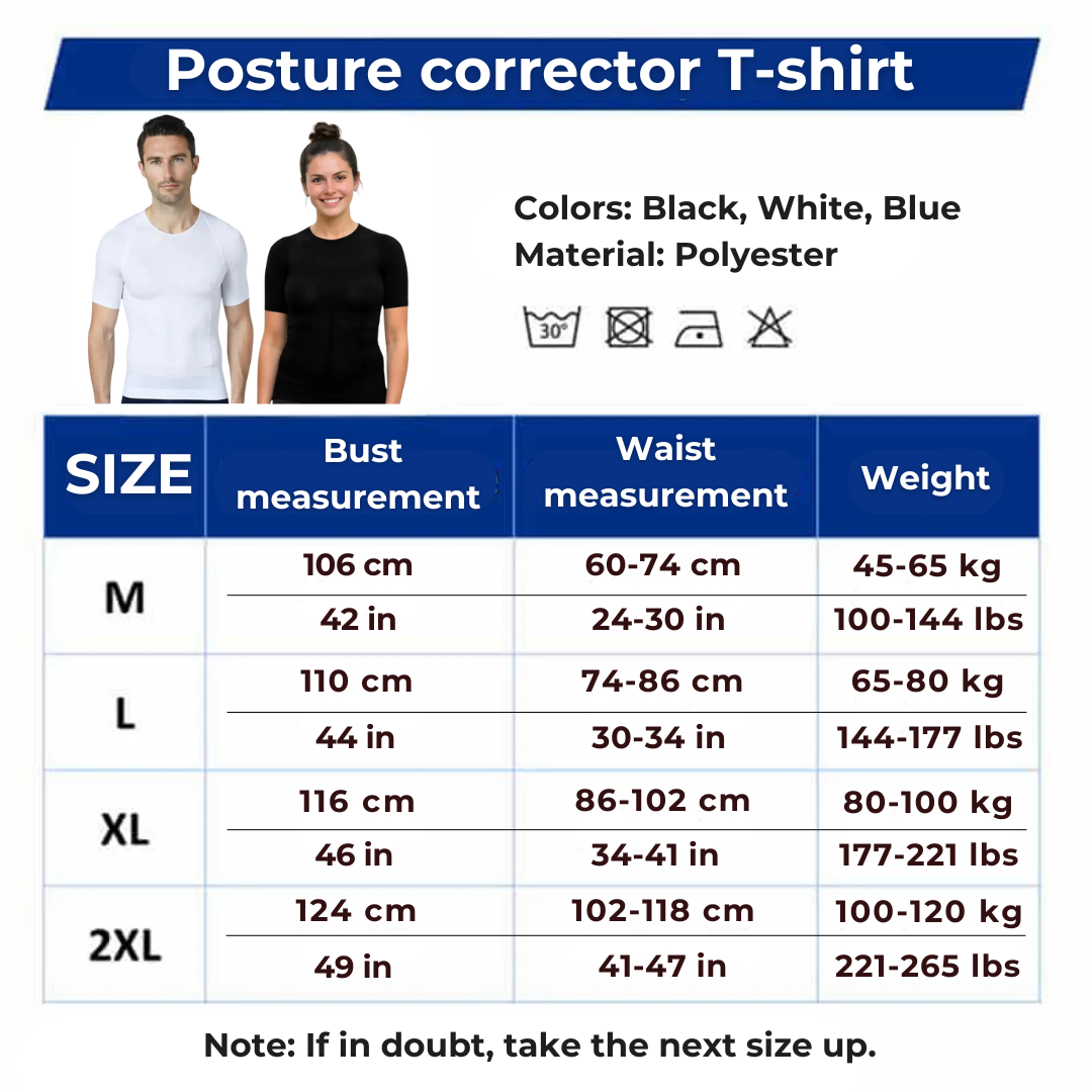 T-Shirt for posture correction and slimming - Mixed | Sameo