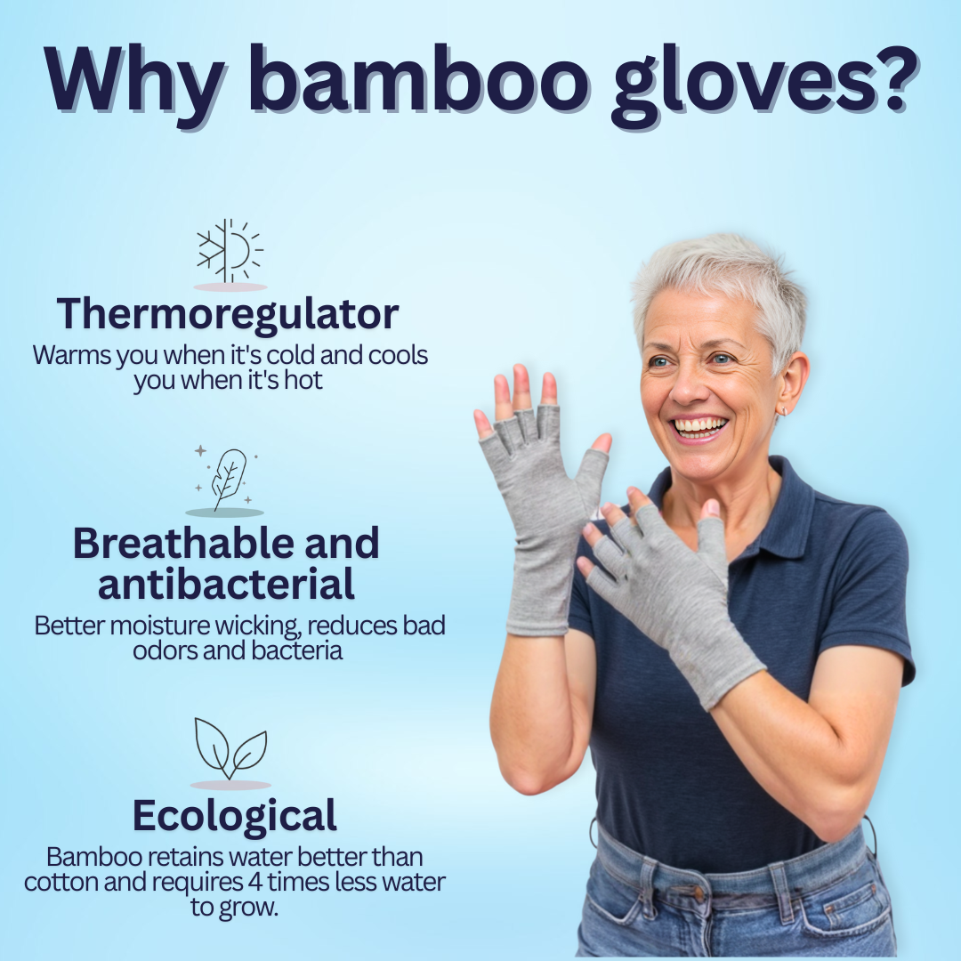 Bamboo Compression Gloves Pain-Relief