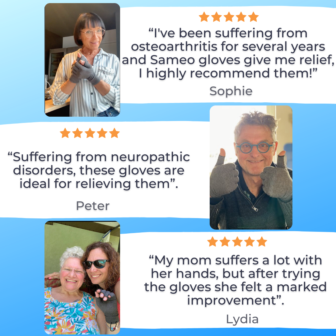 Compression gloves for arthritis and hand pain