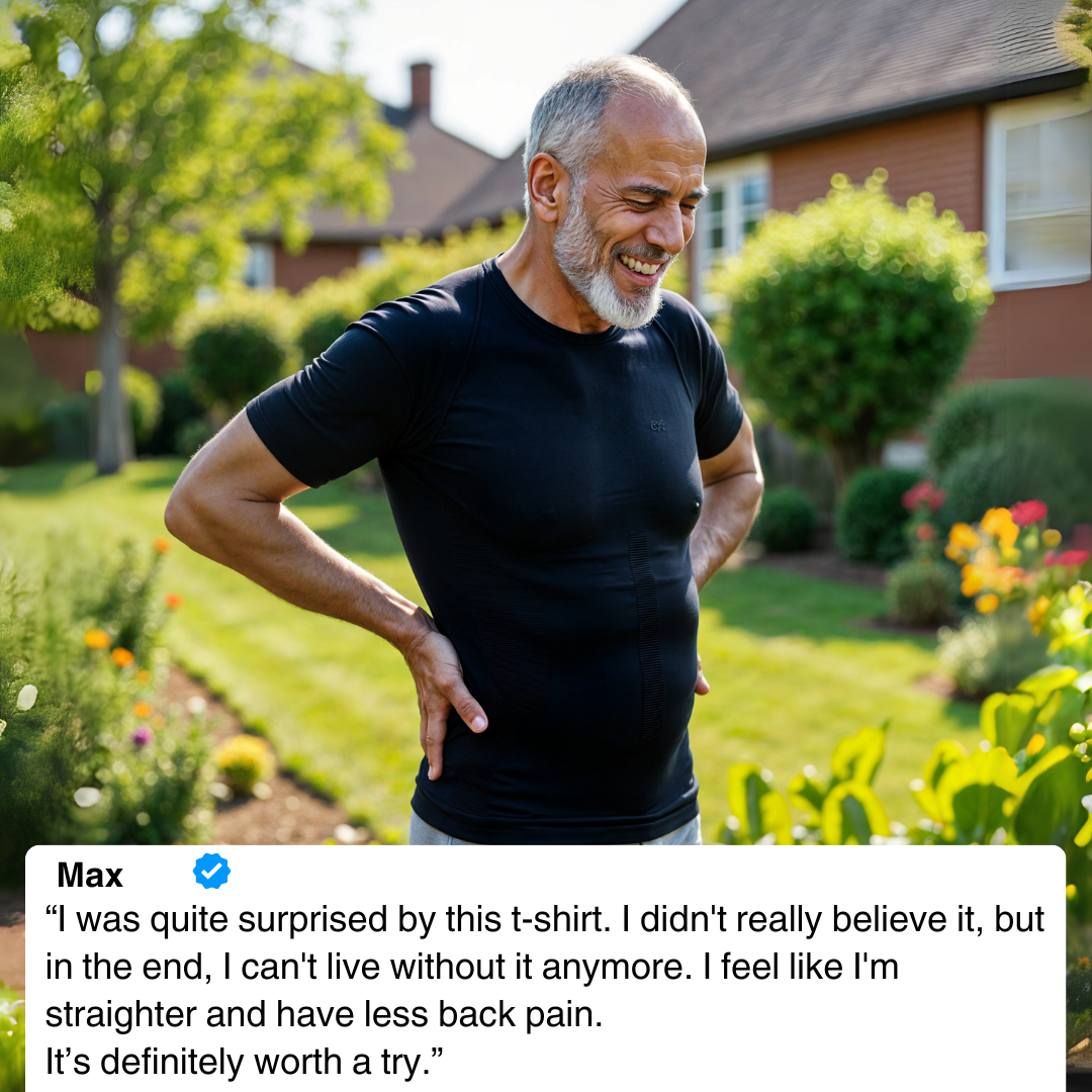 T-Shirt for posture correction and slimming - Mixed | Sameo