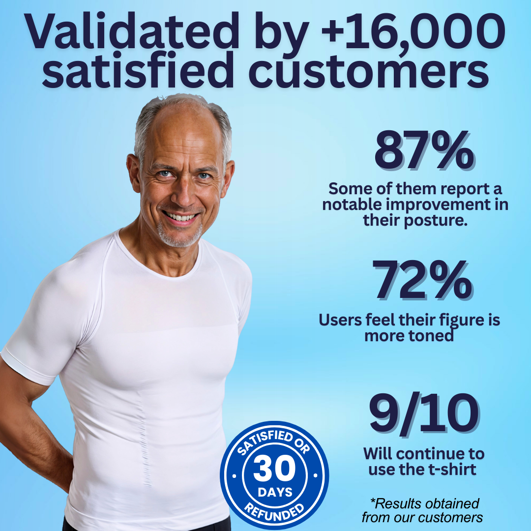 T-Shirt for posture correction and slimming - Mixed | Sameo