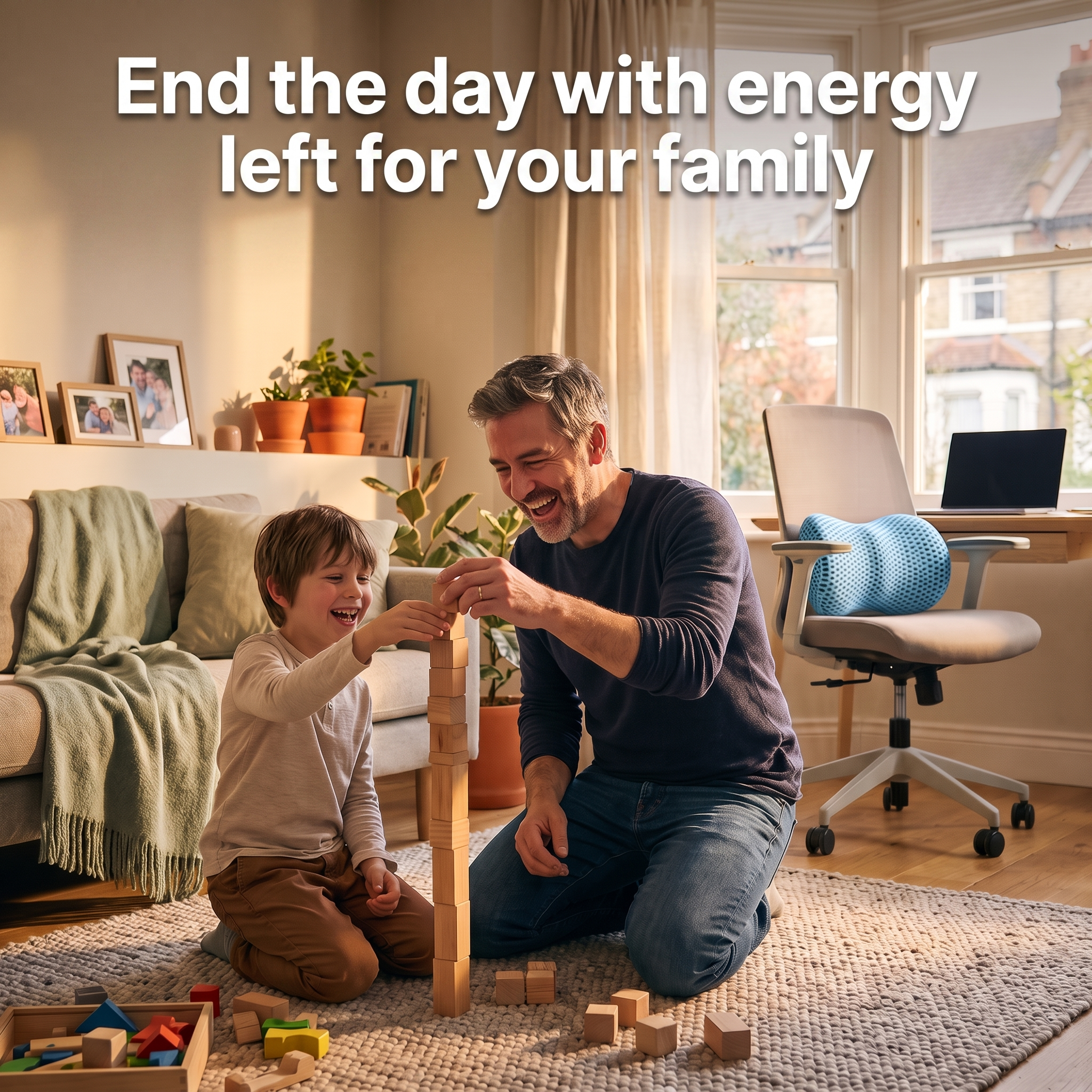 End the day with energy left for your family