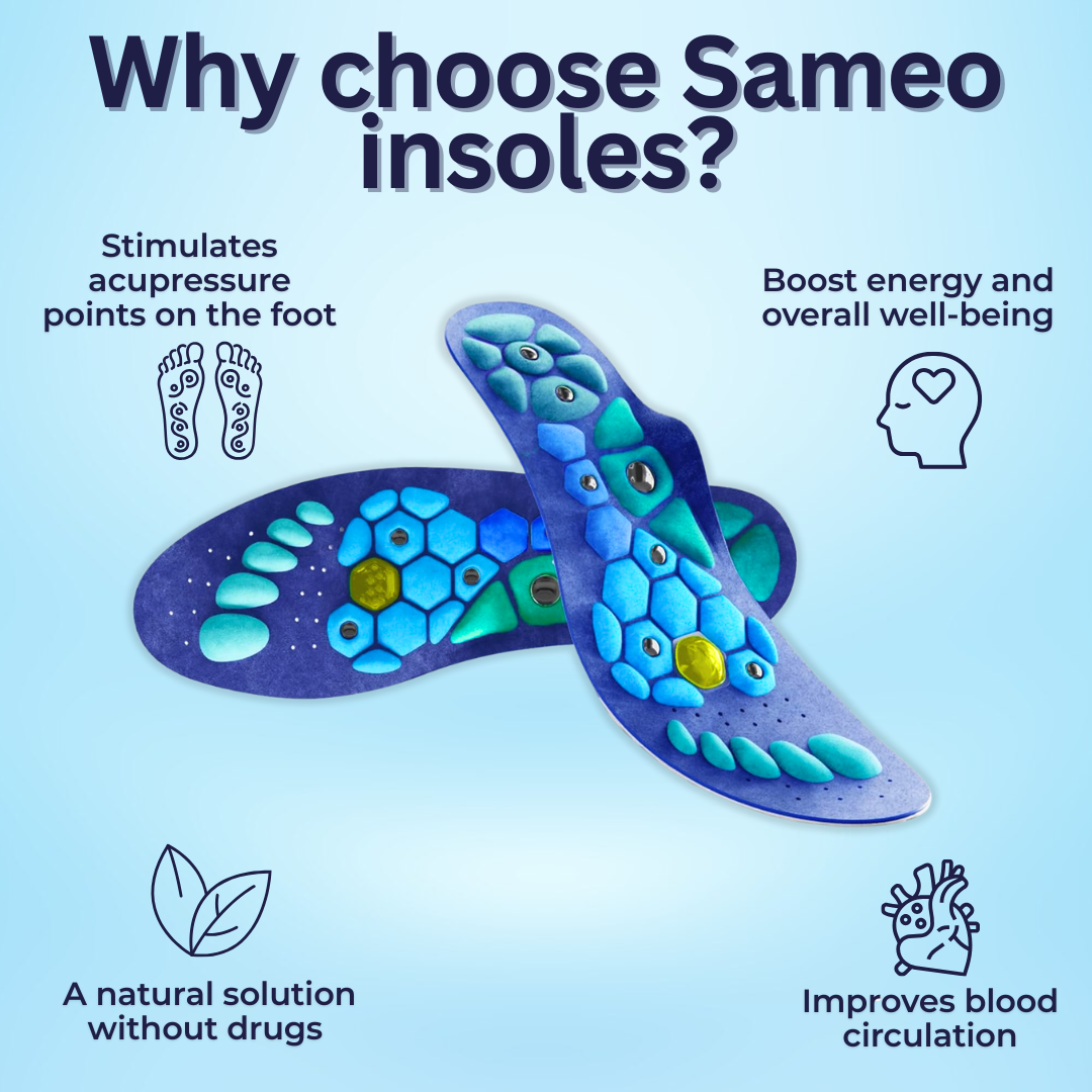 Magnetic Acupressure Insoles | Sameo