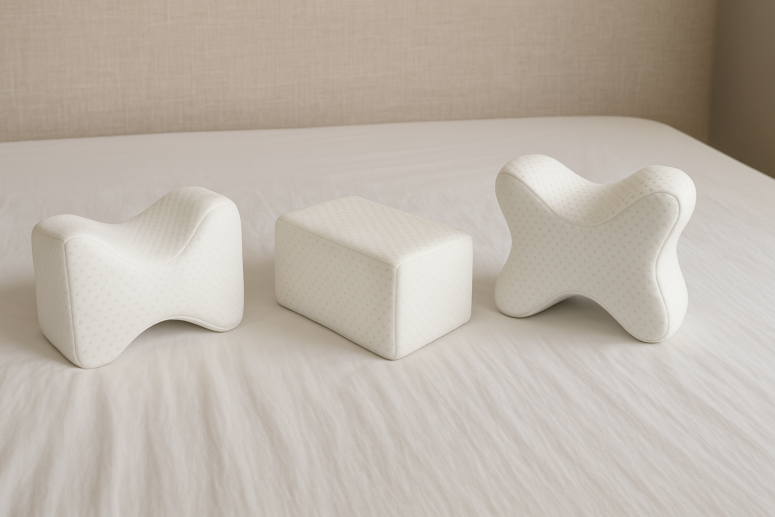 Which shape is best for a knee pillow