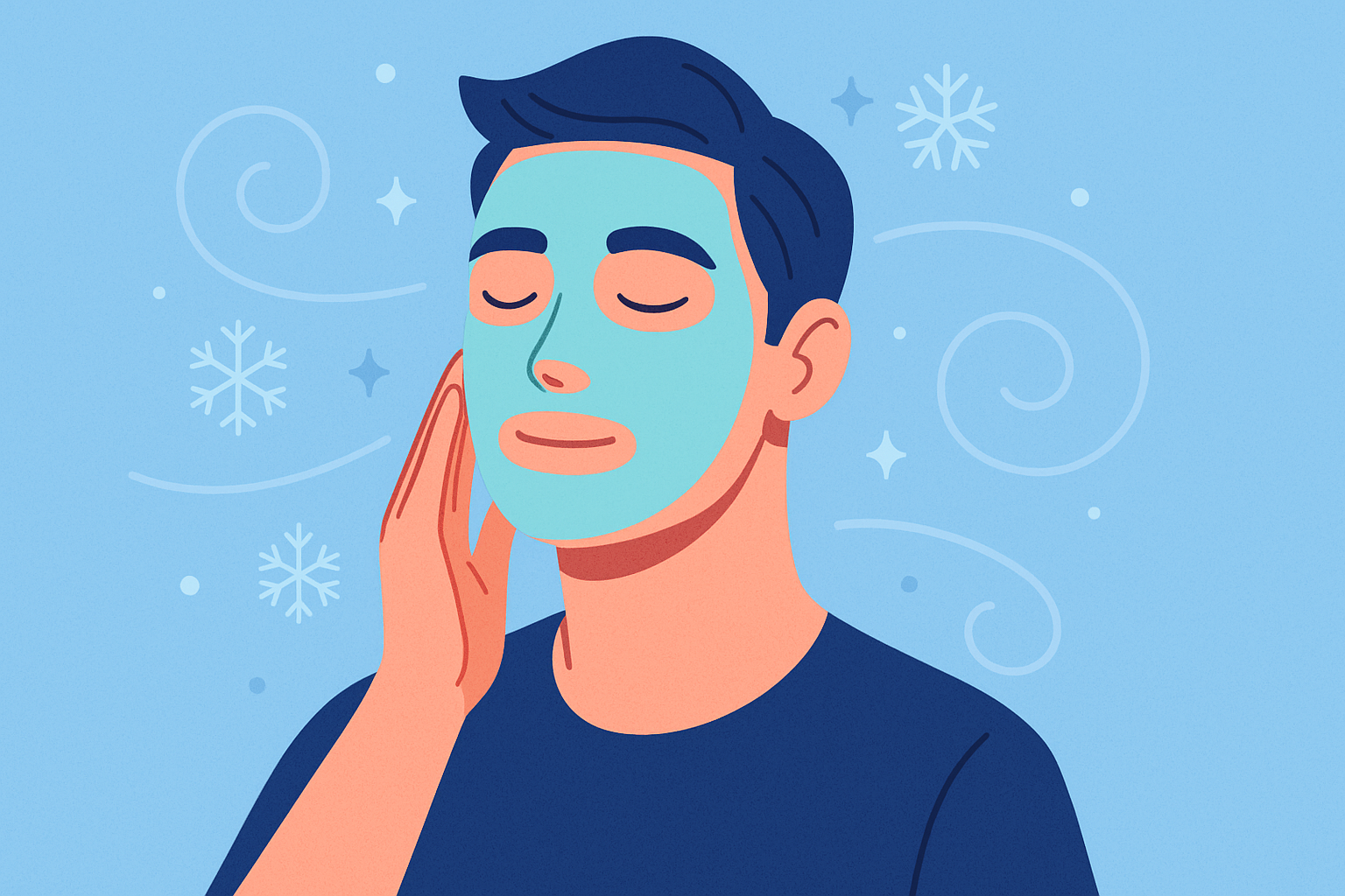 What are the benefits of cooling face mask