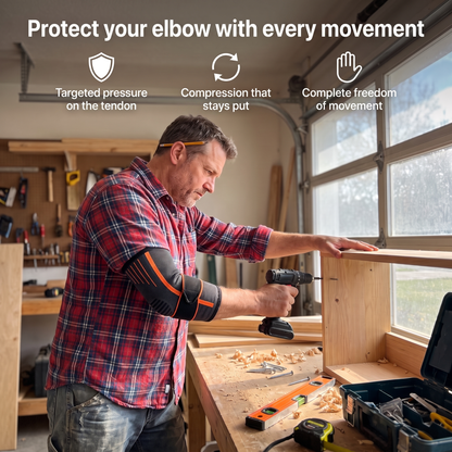 Compression Elbow Brace with Adjustable Strap | Sameo™