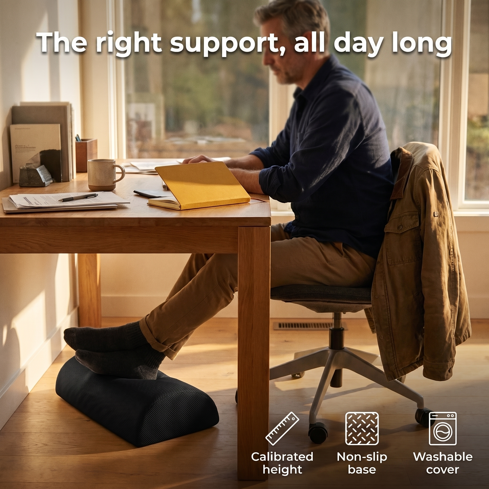 Ergonomic Footrest Cushion | Sameo™
