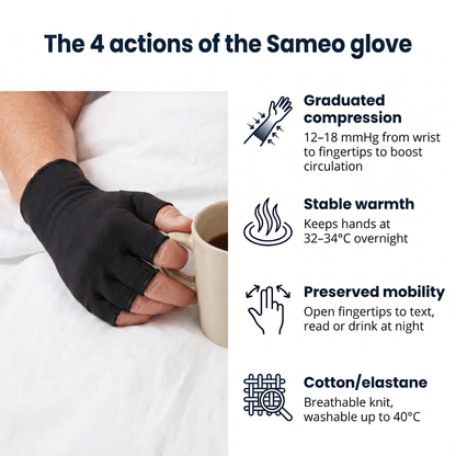 Black Compression gloves for arthritis