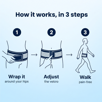 Back support belt | Relieves back pain and sciatica