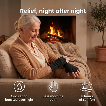 Black Compression gloves for arthritis