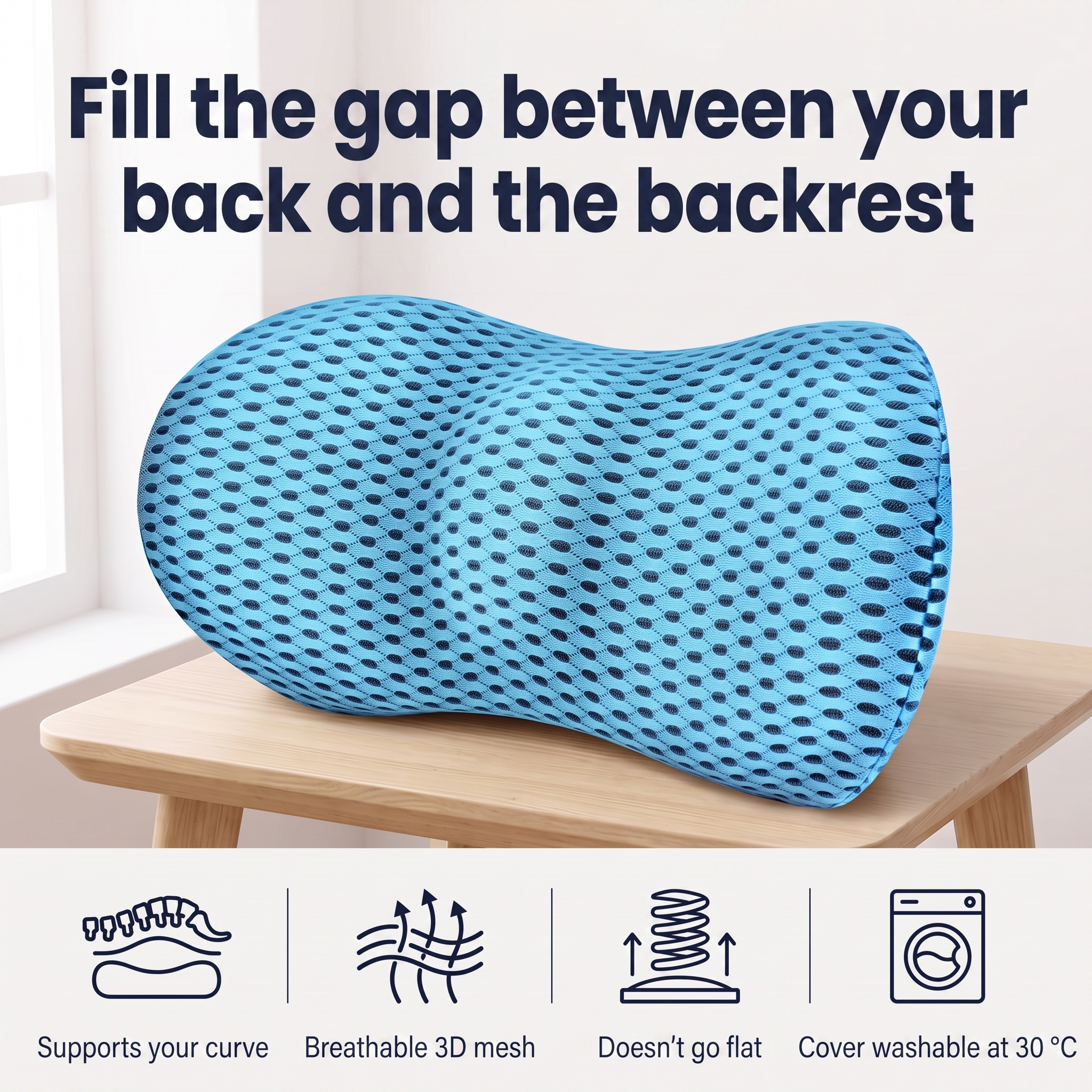 Ergonomic Lumbar Support Cushion | Sameo™