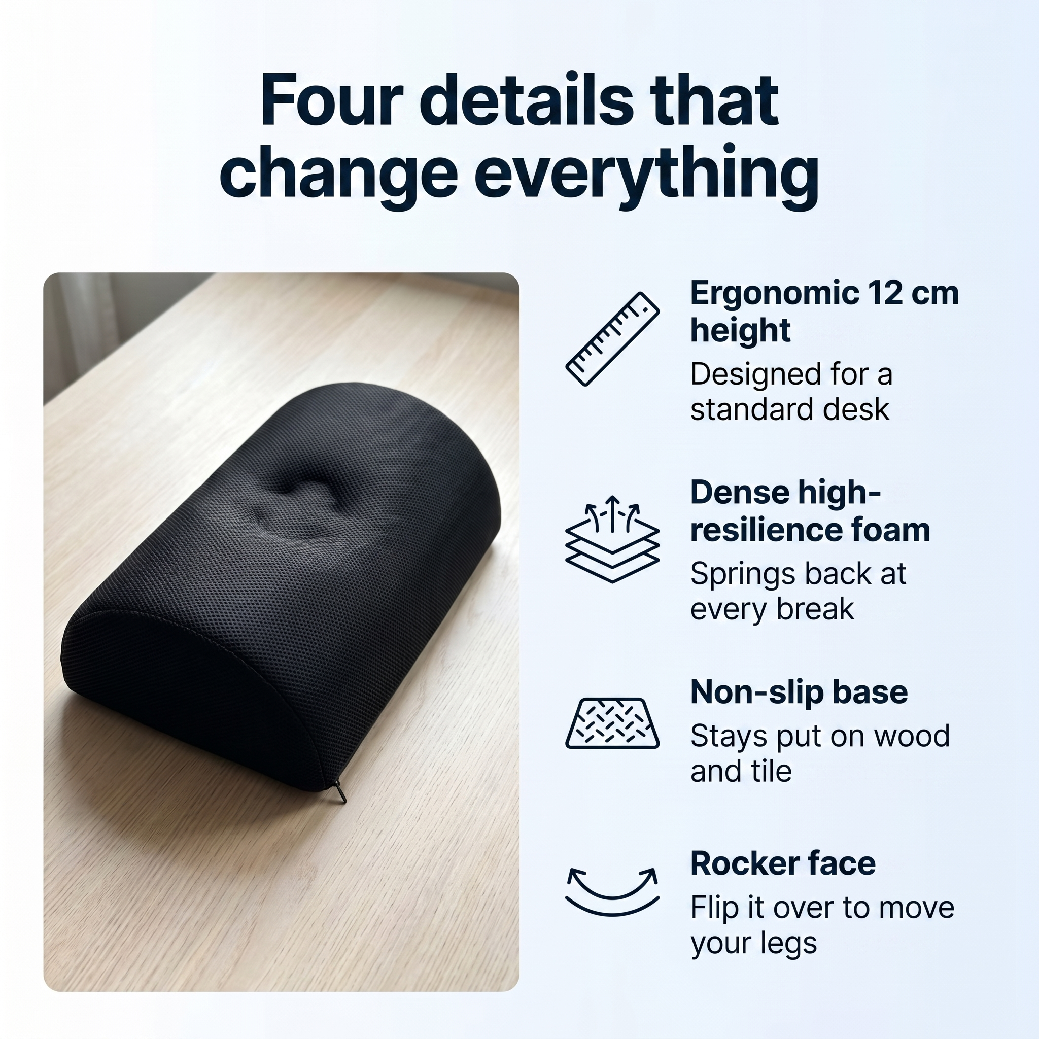Ergonomic Footrest Cushion | Sameo™
