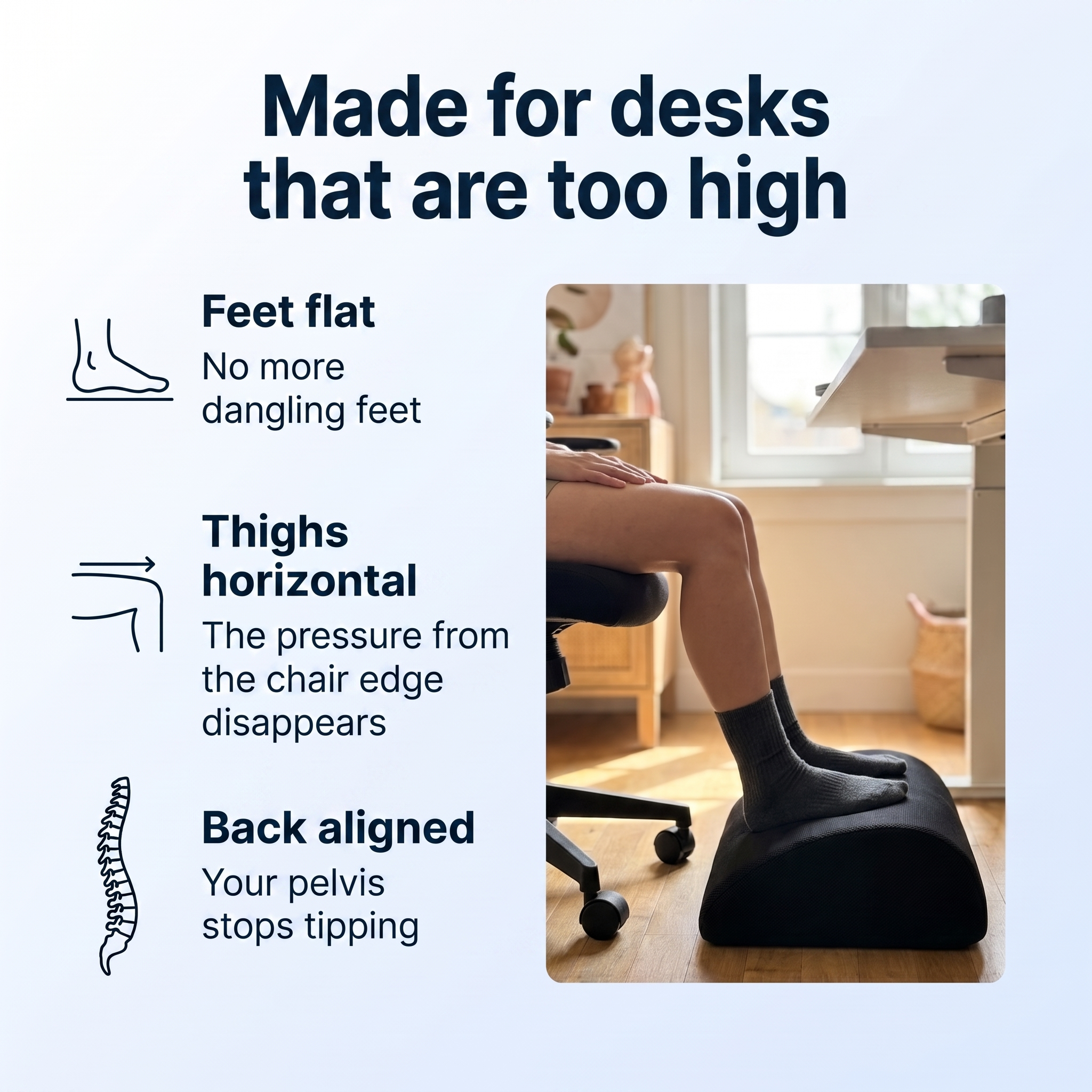 Ergonomic Footrest Cushion | Sameo™