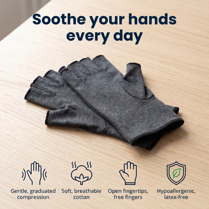 Compression gloves for arthritis and hand pain