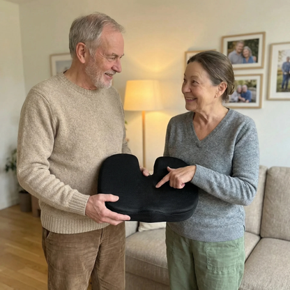 Memory Foam Coccyx Cushion | Tailbone & Haemorrhoid Relief | Sameo™