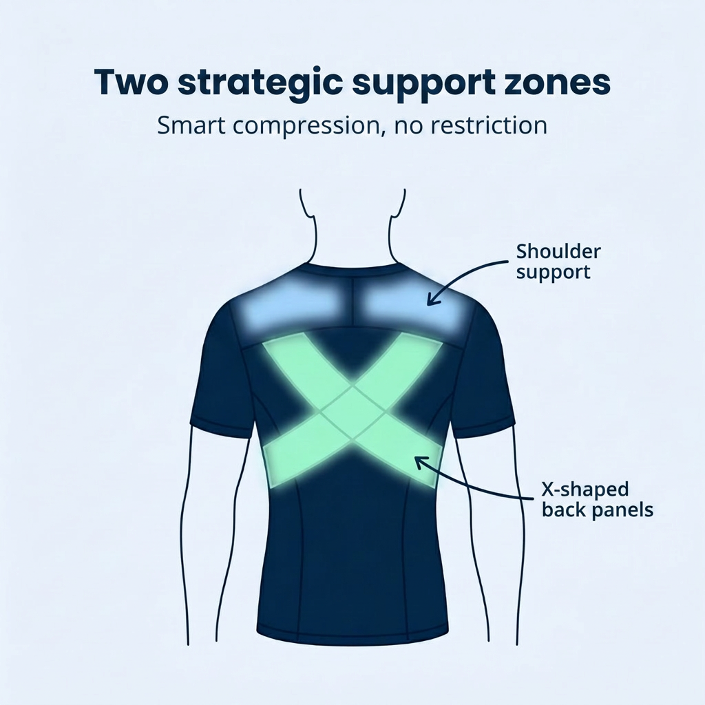 T-Shirt for posture correction and slimming - Mixed | Sameo