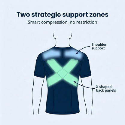 T-Shirt for posture correction and slimming - Mixed | Sameo