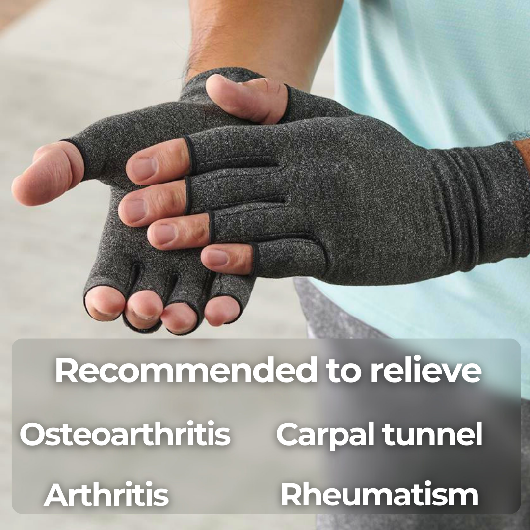 black gloves compression