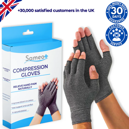 Compression gloves for arthritis and hand pain