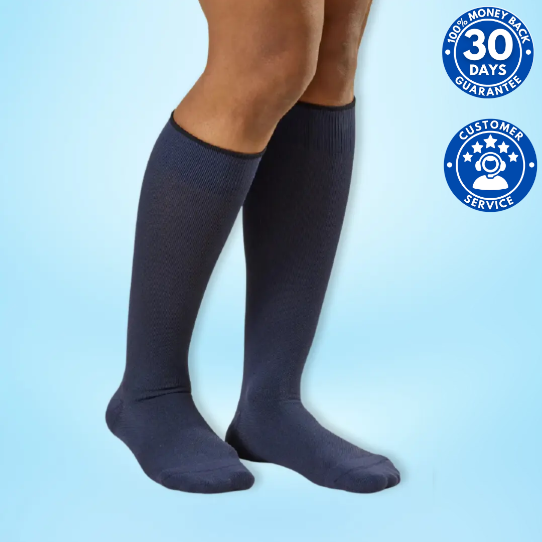 compression socks grey