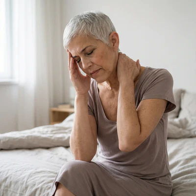Morning stiffness and recurring headaches