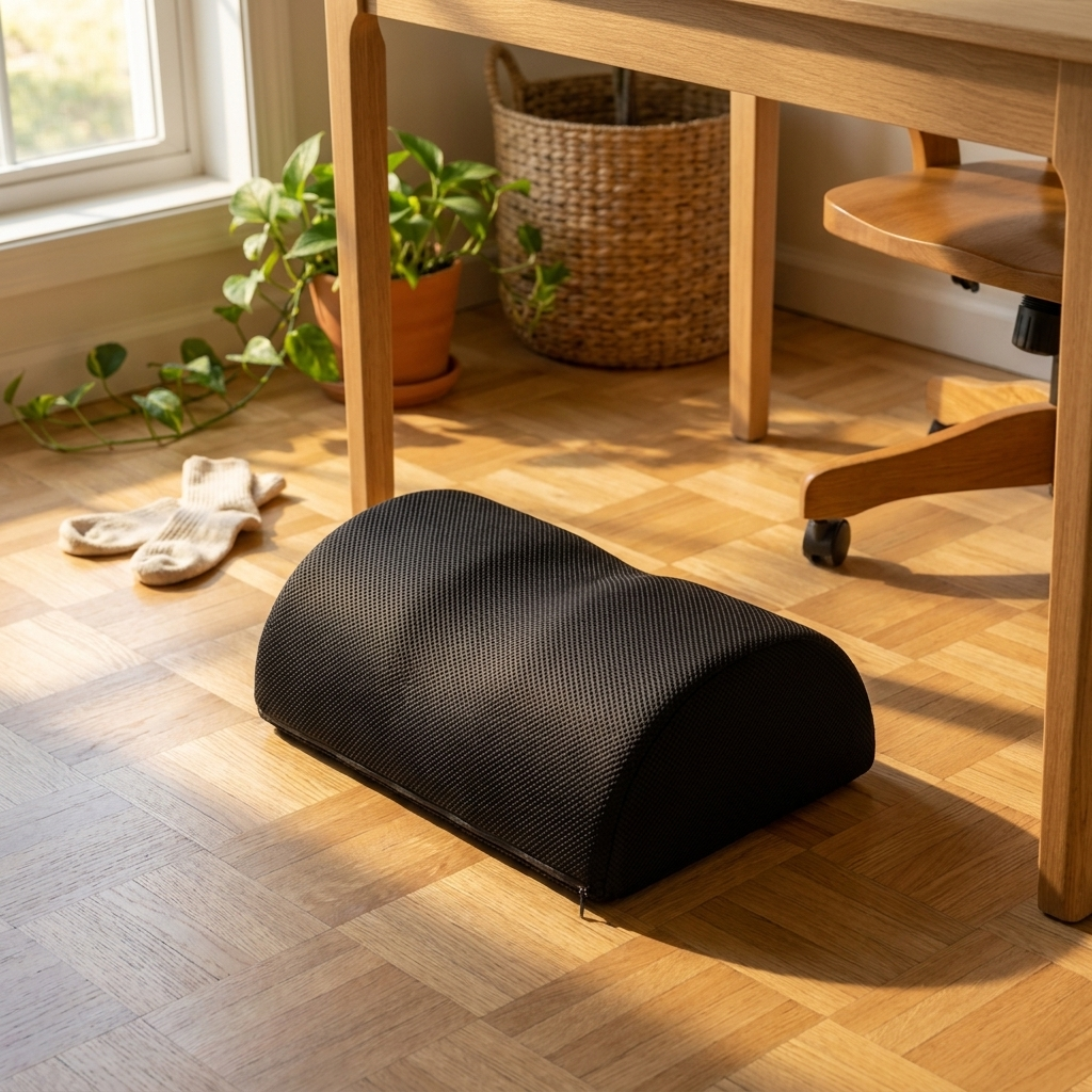 Sameo ergonomic footrest under a desk
