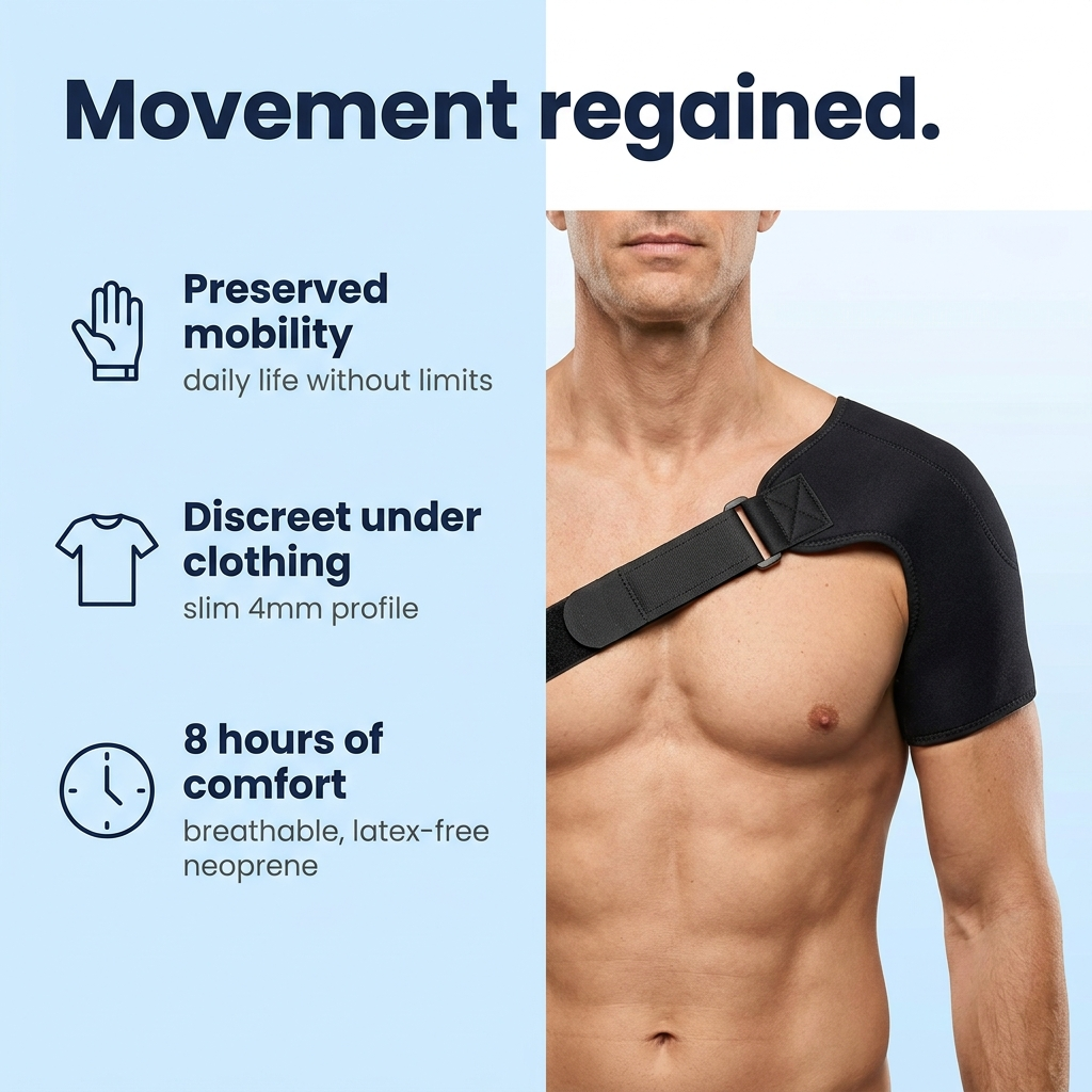 Triple Support Shoulder Brace - Relieve Your Shoulder Day & Night| Sameo