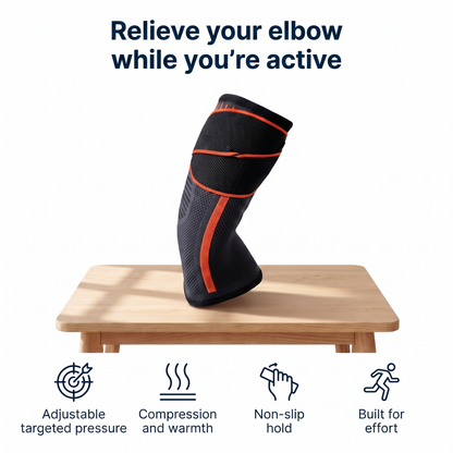 Relieve your elbow while you're active - key benefits