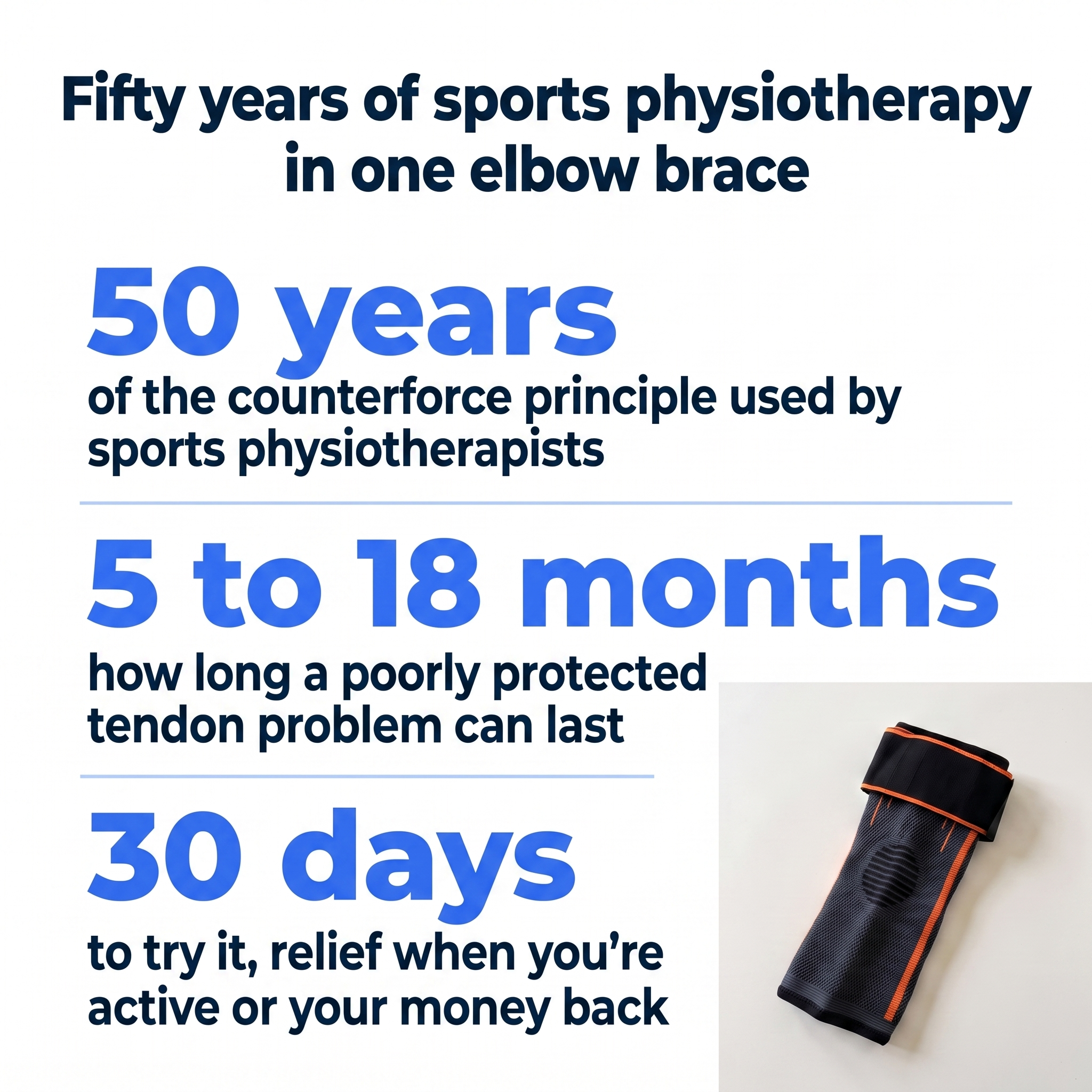 Fifty years of sports physiotherapy in one elbow brace