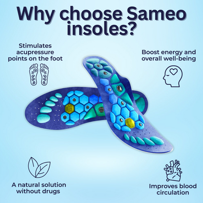 Magnetic Acupressure Insoles | Sameo